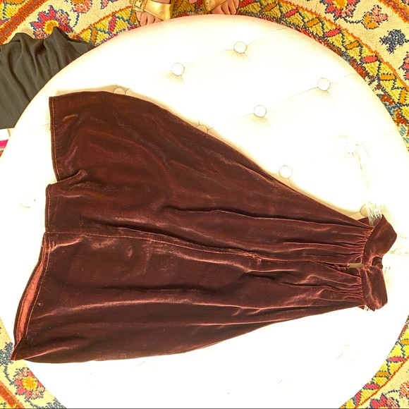 Anthropologie Kachel Chelsea velvet halter sz 12 - Picture 8 of 14